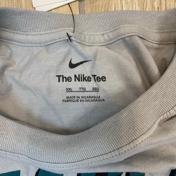 Nike Eagles 2023 NFL Playoffs Tee Women’s XXL Gray NWT Official NFL Shirt - Picture 4 of 9